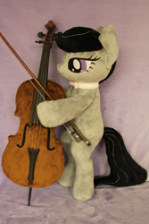 Size: 730x1095 | Tagged: safe, artist:whitedove-creations, character:octavia melody, anthro plushie, irl, photo, plushie, solo