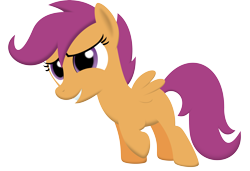 Size: 4993x3414 | Tagged: safe, artist:baumkuchenpony, character:scootaloo, species:pegasus, species:pony, female, simple background, solo, transparent background