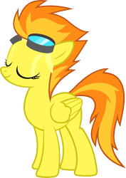 Size: 2950x4169 | Tagged: safe, artist:baumkuchenpony, character:spitfire, .svg available, goggles, simple background, transparent background, vector