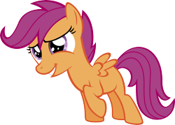 Size: 4655x3339 | Tagged: safe, artist:baumkuchenpony, character:scootaloo, species:pegasus, species:pony, female, filly, simple background, solo, transparent background, vector
