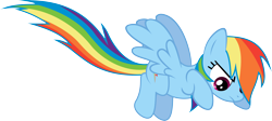 Size: 5920x2658 | Tagged: safe, artist:baumkuchenpony, character:rainbow dash, simple background, transparent background, vector