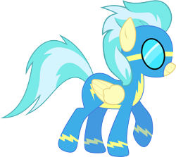 Size: 3434x3062 | Tagged: safe, artist:baumkuchenpony, character:misty fly, clothing, goggles, high res, simple background, transparent background, uniform, vector, wonderbolts
