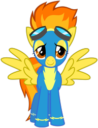 Size: 3871x5009 | Tagged: safe, artist:baumkuchenpony, character:spitfire, .svg available, clothing, goggles, simple background, transparent background, uniform, vector, wonderbolts