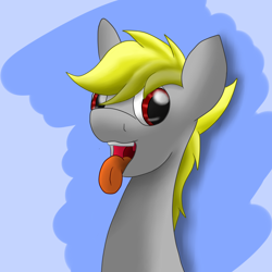 Size: 2600x2600 | Tagged: safe, artist:flashiest lightning, oc, oc only, maw, solo, tongue out