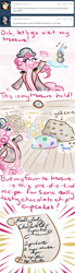 Size: 500x1800 | Tagged: safe, artist:alipes, character:pinkie pie, ask, ask pinkie pierate, pirate, rocky, tumblr
