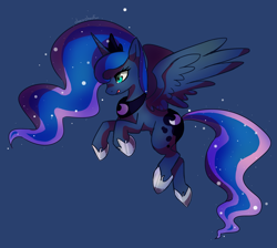 Size: 2949x2646 | Tagged: safe, artist:sharmie, character:princess luna, female, flying, high res, simple background, solo