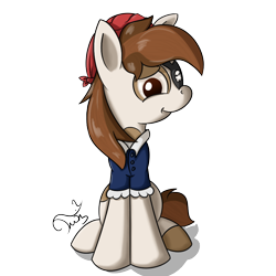 Size: 900x900 | Tagged: safe, artist:twilightsquare, character:pipsqueak, costume, pirate