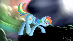 Size: 1920x1080 | Tagged: safe, artist:twilightsquare, character:rainbow dash, female, solo