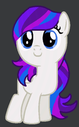 Size: 326x521 | Tagged: safe, artist:monkfishyadopts, oc, oc only, oc:eve softwing, female, filly, solo, younger