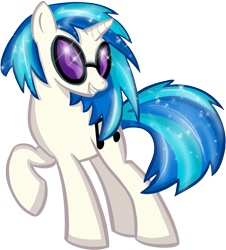 Size: 814x900 | Tagged: safe, artist:rayodragon, character:dj pon-3, character:vinyl scratch, female, solo, sparkles