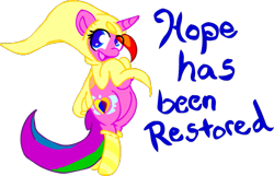 Size: 615x397 | Tagged: safe, artist:cotton, character:rarity, species:pony, species:unicorn, g3, female, g3 to g4, generation leap, god tiers, hero of hope, homestuck, mare, solo