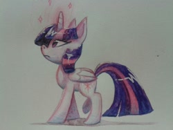 Size: 1280x960 | Tagged: safe, artist:sharmie, character:twilight sparkle, character:twilight sparkle (alicorn), species:alicorn, species:pony, female, mare, solo, traditional art