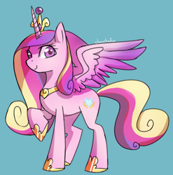 Size: 1660x1678 | Tagged: safe, artist:sharmie, character:princess cadance, female, solo