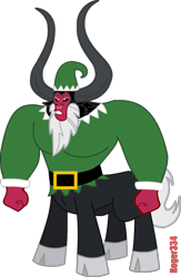 Size: 979x1504 | Tagged: safe, artist:roger334, character:lord tirek, species:elf, male, simple background, solo, transparent background, vector, wat