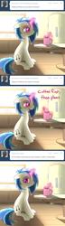 Size: 1024x3550 | Tagged: safe, artist:sirpayne, character:dj pon-3, character:vinyl scratch, coffee, melodies and mayhem, morning, tumblr