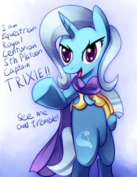 Size: 850x1100 | Tagged: safe, artist:negativefox, character:trixie, fire emblem