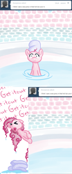 Size: 500x1200 | Tagged: safe, artist:alipes, character:pinkie pie, species:earth pony, species:pony, ask, ask pinkie pierate, comic, female, mare, solo, tumblr