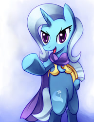 Size: 850x1100 | Tagged: safe, artist:negativefox, character:trixie, species:pony, bipedal, royal guard