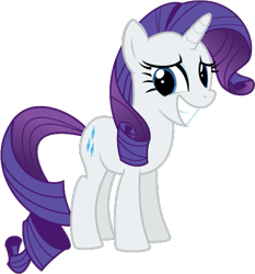 Size: 479x513 | Tagged: safe, artist:violetclm, character:rarity, species:pony, species:unicorn, female, mare, simple background, smiling, solo, standing, transparent background