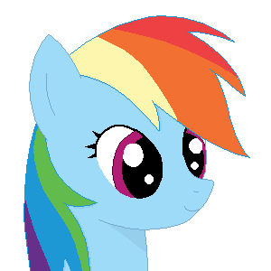 Size: 300x300 | Tagged: safe, artist:tomdantherock, character:rainbow dash, animated, deal with it, female, grin, simple background, solo, sunglasses, transparent background