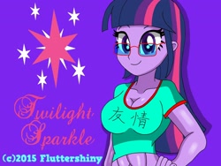 Size: 2560x1920 | Tagged: safe, artist:swagalicious-tony, character:twilight sparkle, my little pony:equestria girls, breasts, busty twilight sparkle, cleavage, colored pupils, female, solo