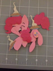 Size: 960x1280 | Tagged: safe, artist:gopherfrog, character:pinkie pie, cutout, paper, papercraft, pi, pie