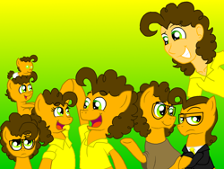 Size: 1024x768 | Tagged: safe, alternate version, artist:crazynutbob, character:cheese sandwich, species:earth pony, species:human, species:pony, baby, baby pony, colt, grilled cheese (r63), humanized, male, ponidox, rule 63, self ponidox, simple background, stallion, the rock farmer's daughters