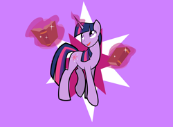 Size: 2440x1784 | Tagged: safe, artist:rubbermage, character:twilight sparkle, book, female, magic, solo, telekinesis