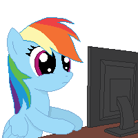 Size: 200x200 | Tagged: safe, artist:tomdantherock, character:rainbow dash, animated, cute, female, simple background, solo, table flip, transparent background