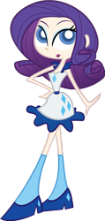 Size: 624x1315 | Tagged: safe, artist:alisonwonderland1951, character:rarity, species:human, female, humanized, milky way and the galaxy girls, simple background, skinny, solo