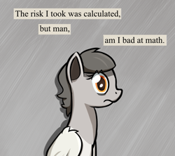 Size: 651x578 | Tagged: safe, artist:lux, oc, oc only, oc:peep, bird pone, guide to troubled birds, math, meme, solo