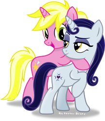 Size: 4062x4692 | Tagged: safe, artist:vector-brony, character:moonlight raven, character:sunshine smiles, species:pony, species:unicorn, episode:canterlot boutique, g4, my little pony: friendship is magic, absurd resolution, cute, duo, female, hug, inkscape, mare, open mouth, signature, simple background, sisters, transparent background, vector