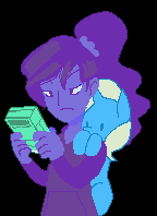 Size: 144x198 | Tagged: safe, artist:fauxsquared, character:princess luna, character:trixie, species:human, luna-afterdark, animated, female, humanized, video game