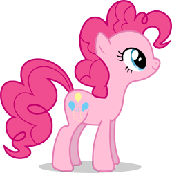 Size: 9100x9137 | Tagged: safe, artist:luckreza8, character:pinkie pie, episode:what about discord?, g4, my little pony: friendship is magic, .svg available, absurd resolution, female, inkscape, offscreen character, simple background, solo, transparent background, vector