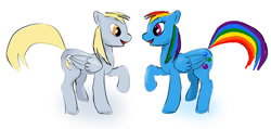 Size: 1000x475 | Tagged: safe, artist:xbi, character:derpy hooves, character:rainbow dash, species:pegasus, species:pony, ship:derpydash, female, lesbian, mare, shipping
