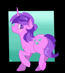 Size: 1139x1280 | Tagged: safe, artist:glacierclear edits, artist:krazykari, edit, character:amethyst star, character:sparkler, color edit, colored, female, solo