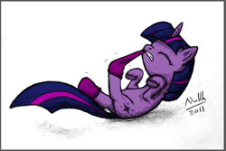 Size: 812x542 | Tagged: safe, artist:navitaserussirus, artist:nullh, character:twilight sparkle, clothing, socks, undressing