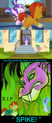 Size: 1200x2799 | Tagged: safe, artist:dezy-x29, artist:stillfire, artist:twimix, artist:xebck, edit, screencap, character:spike, character:starlight glimmer, character:sunburst, species:pony, ship:sparlight, alternate ending, angry, bad end, badass, colt, colt sunburst, crying, epic, evil, evil grin, female, filly, filly starlight glimmer, fire, hundreds of users filter this tag, levitation, magic, male, revenge, scared, screencap comic, shipping, slap, spikezilla, straight, teeth, telekinesis, this will end in death, vector, younger