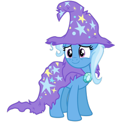 Size: 2400x2400 | Tagged: safe, artist:cheezedoodle96, derpibooru original, character:trixie, species:pony, species:unicorn, episode:no second prances, g4, my little pony: friendship is magic, .svg available, female, happy, mare, simple background, smiling, solo, svg, transparent background, vector