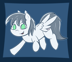 Size: 1369x1187 | Tagged: safe, artist:funble, oc, oc only, oc:silver streak, solo
