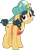 Size: 2100x3000 | Tagged: safe, artist:cheezedoodle96, character:fresh coat, species:pony, species:unicorn, episode:spice up your life, g4, my little pony: friendship is magic, .svg available, apron, background pony, backwards ballcap, baseball cap, clothing, female, floppy ears, hat, inkscape, looking at you, mare, paint on fur, painter, simple background, smiling, solo, svg, transparent background, vector