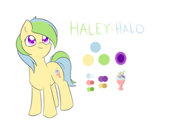Size: 1024x795 | Tagged: safe, artist:dusthiel, oc, oc only, oc:haley halo, reference sheet, solo