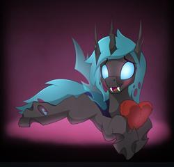 Size: 1243x1193 | Tagged: safe, artist:drawponies, oc, oc only, oc:shifter, species:changeling, cute, glow, male, solo
