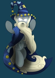 Size: 1200x1700 | Tagged: safe, artist:drawponies, character:star swirl the bearded, glowing eyes, male, solo