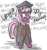 Size: 2824x3000 | Tagged: safe, artist:flutterthrash, character:cheerilee, species:earth pony, species:pony, newbie artist training grounds, g4, cheerilee is unamused, clothing, dialogue, female, graduation, graduation cap, graduation gown, hat, mare, open mouth, pink floyd, signature, simple background, song reference, text, the wall, unamused, white background