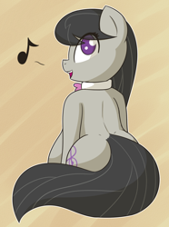 Size: 1350x1810 | Tagged: safe, artist:funble, character:octavia melody, cute, female, plot, pregnant, singing, solo, tavibetes