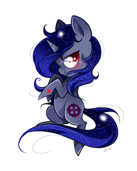 Size: 1494x1854 | Tagged: safe, artist:ipun, oc, oc only, oc:ace darkness, species:pony, species:unicorn, blushing, looking back, simple background, smiling, solo, starry eyes, stars, transparent background, wingding eyes