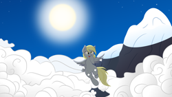 Size: 9000x5063 | Tagged: safe, artist:joey darkmeat, artist:mamandil, character:derpy hooves, species:pegasus, species:pony, absurd resolution, belly button, female, mare, solo
