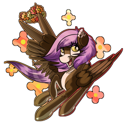 Size: 1652x1616 | Tagged: safe, artist:beardie, oc, oc only, oc:riley, species:pegasus, species:pony, commission, floral head wreath, flower, simple background, solo, transparent background, wing hands
