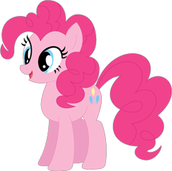 Size: 1024x1015 | Tagged: safe, artist:ra1nb0wk1tty, character:pinkie pie, female, simple background, solo, transparent background, vector